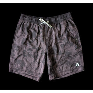 Vuori Kore Drawstring Athletic Gym Workout Shorts Lined Sz Medium Wine Purple